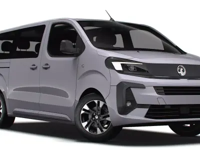 Vauxhall Zafira Life Electric Large 2024 3D model