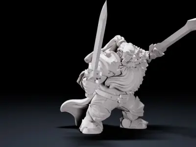 warrior goblin 3D print model