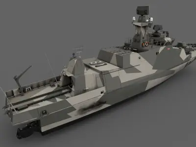 Hamina class Tornio 3D model