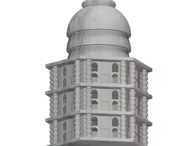 Marble Castle 3D model