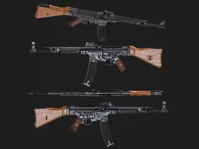 sturmgewehr 44 stg44 Low-poly 3D model