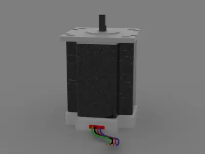 motor pap paso a paso Free 3D model