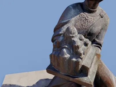 3D Monument - Yaroslav The Wise - Kyiv Ukraine - usdz gltf obj 3D model