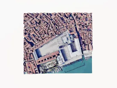 St Marks Square-Venice Low-poly 3D model