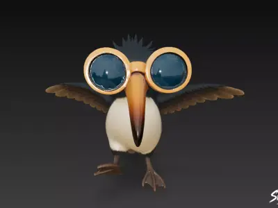 Fruli Frula - Italian Brainrot Low-poly 3D model