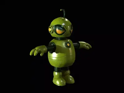 Minirobotic4Pack3 Low-poly 3D model