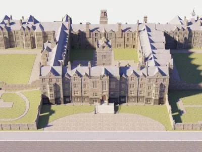 Victorian manor 3D model