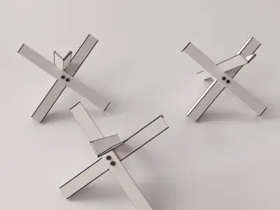 Anti Tank Barrier 3D model