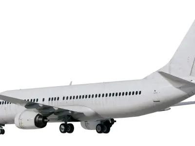 Boeing 737-800 Template Dirty 3D model