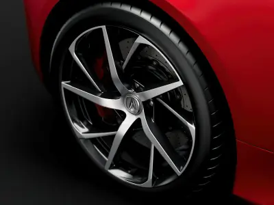 Acura NSX 2020 wheel 3D model