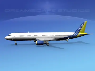 Airbus A321 Corporate 1 3D model