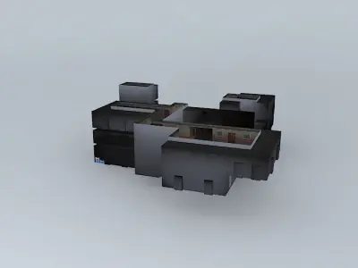 Patio map Free 3D model