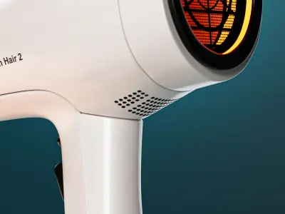 hair dryer concept 3D model