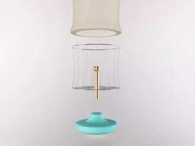 Modern lamp Free low-poly 3D model