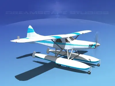 Dehavilland DHC-2 Turbo Beaver V01 3D model