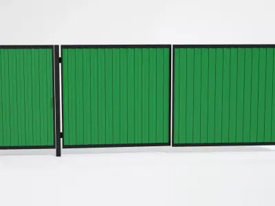 Profiled gate 3D model