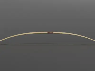 Longbow Low-poly 3D model