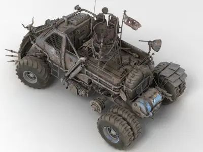 Apocalyptic Truck 2 3D model