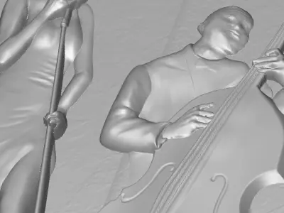 Jazz Band Free 3D print model