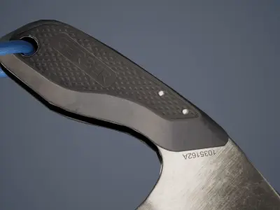 Gerber Tri-Tip - Black Low-poly 3D model