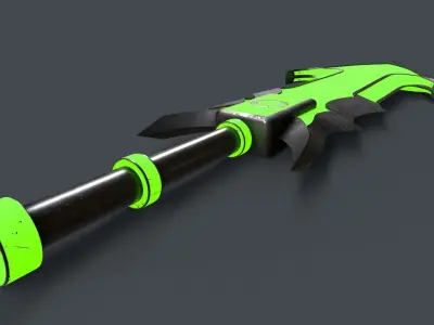 Sci-Fi Sword V4 - 04 Low-poly 3D model