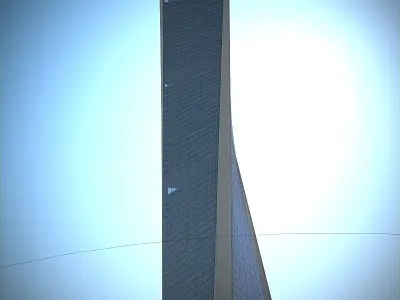 Skyscraper 02 Low-poly 3D model