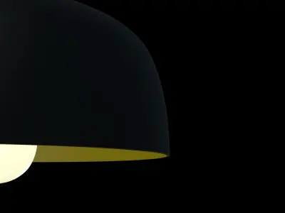 Furniture - PBR - Modern Ceramic Lamp - Ceiling Chandelier Free 3D model