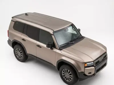 Modern 2024 Toyota Land Cruiser J250 SUV Low-poly 3D model