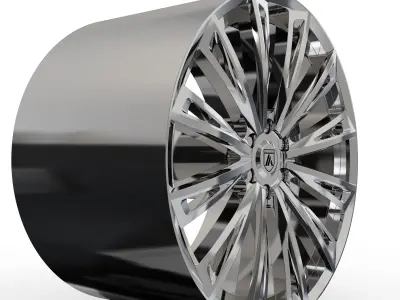 ASANTI CORONA TRUCK WHEEL 3D MODEL 3D model