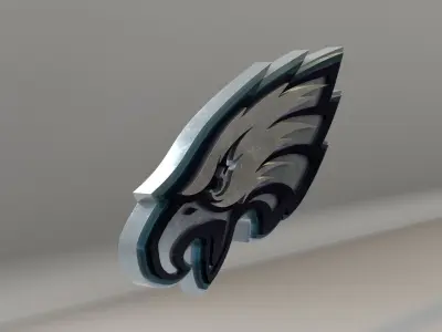 NFL Philadelphia Eagles Logo 3D model