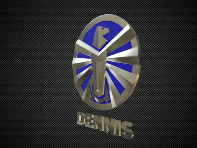 dennis logo 3D model