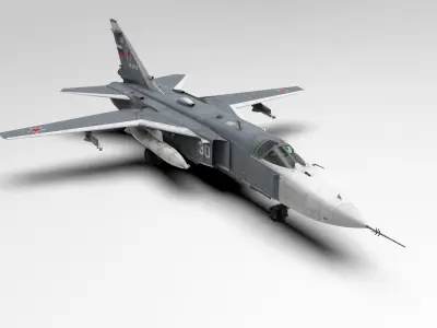Sukhoi SU-24MR Fencer-E Russia 3D model