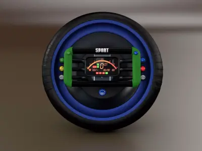 Steering Wheel Racing 3D model