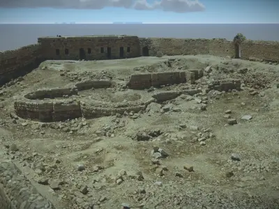 Mount of Temptation 3D model