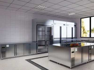 Commercial Kitchen 2 3D model