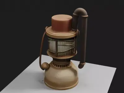 Vintage Lamp 3D model