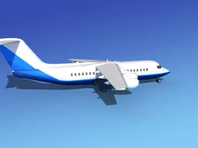 BAe 146-300 Corporate 1 3D model