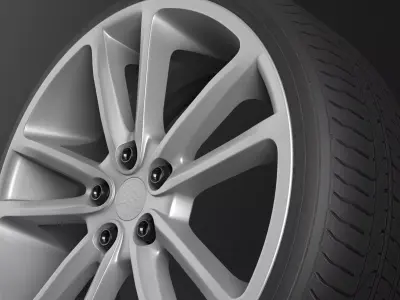 Holden Supersport Rims Low-poly 3D model