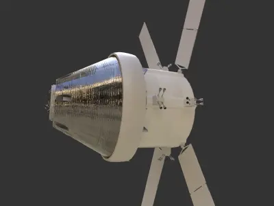 NASA Orion Spacecraft  Low-poly 3D model