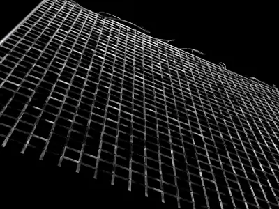 Grid 3d model Free low-poly 3D model