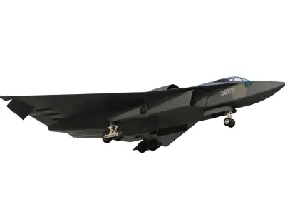 Chengdu J-36 3D model