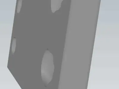 MakeIT Cat Foot Print All 4 Legs 3D Model 3D model