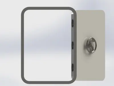 Marine Weathertight Hatch 3D model