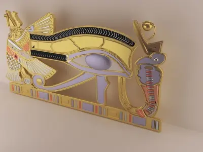  Ancient Egypt -Eye Of Horus Low-poly 3D model