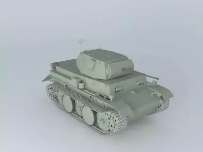 Panzer II Ausf L PzKpfw IIL "Lynx". 3D model