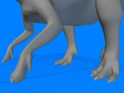 Corythosaurus dinosaur 3D model