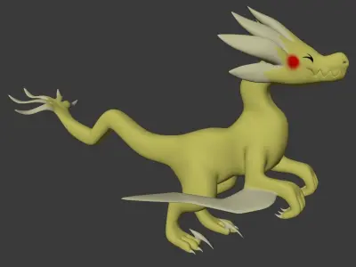 Velocizolt Pokemon 3D model