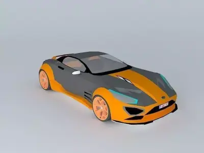 Sport car NEG SLN Free 3D model