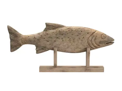 Kare Design Figurine Pesce Nature 3D model