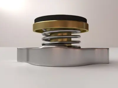Radiator Cap 3D model